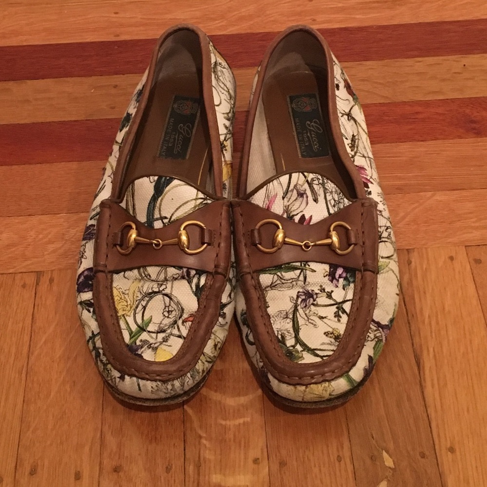 Gucci 1953 Floral Print Loafers